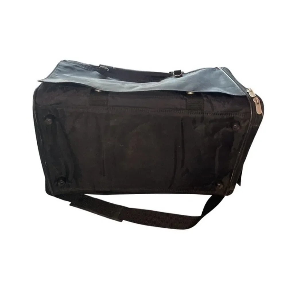 Sherpa Black Travel Pet Carrier Bag 18x12x12 Shoulder Strap Handles Dog Cat